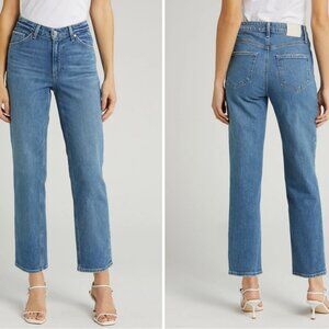 PAIGE Light Blue Straight Leg Women's Jeans